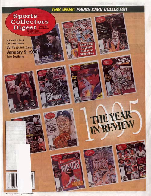 Give a Gift of Sports Collectors Digest Magazine subscription. Save 90% off!
